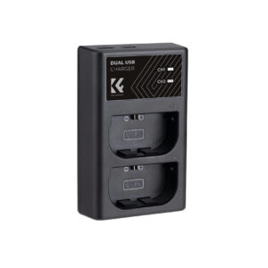 LP-E6 battery dual charger
