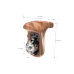 SmallRig right sided wooden hand grip with dimensions