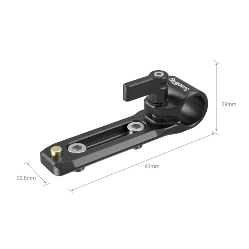 SmallRig 15mm rail clamp with NATO rail dimensions