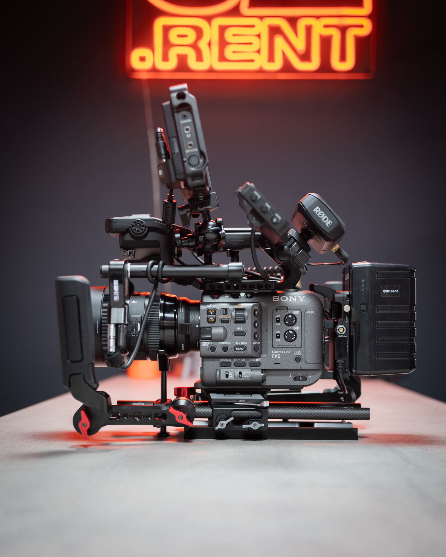 Rent Sony FX6 from 3z.rent
