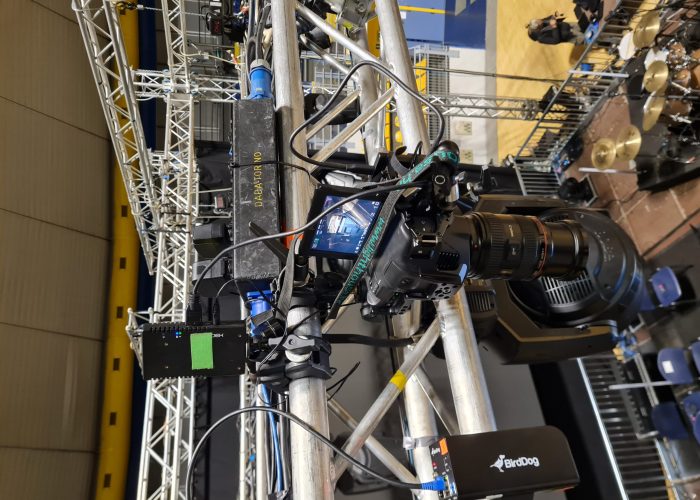 Our gear being used on a set