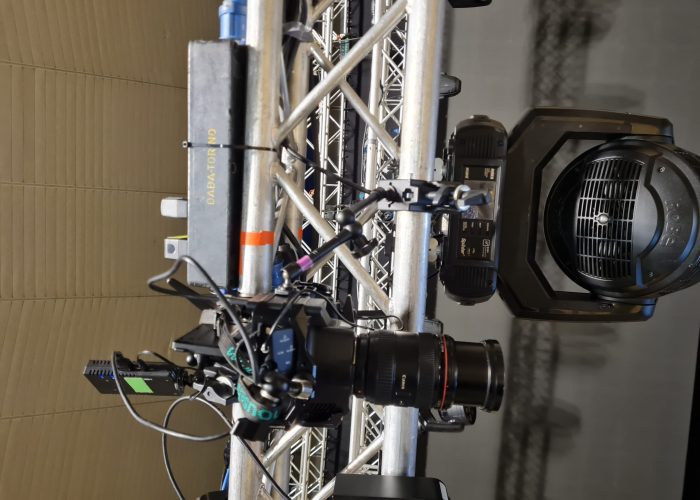 Our gear being used on a set