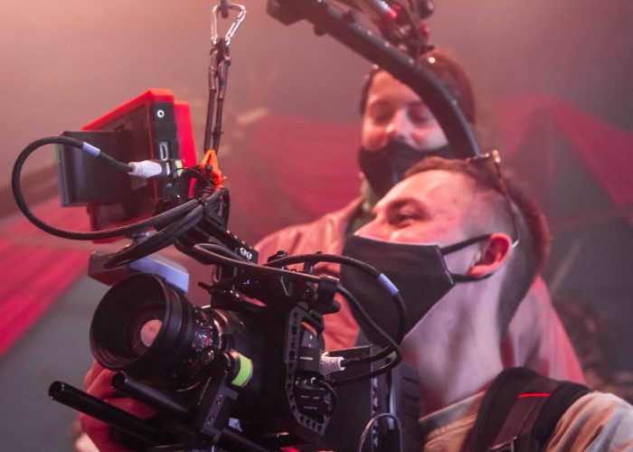 Our gear being used on a set