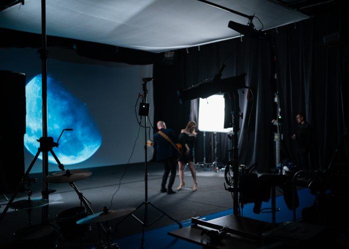 Our gear being used on a set